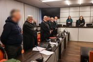 Defendants during the trial for Michael Schumacher's case - Source: Getty